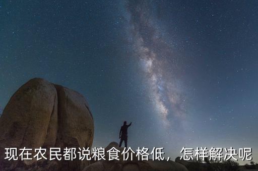 現(xiàn)在農(nóng)民都說糧食價(jià)格低，怎樣解決呢