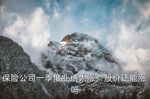 保險(xiǎn)公司一季度業(yè)績大漲，股價(jià)還能漲嗎