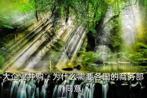 大企業(yè)并購，為什么需要各國的商務(wù)部同意