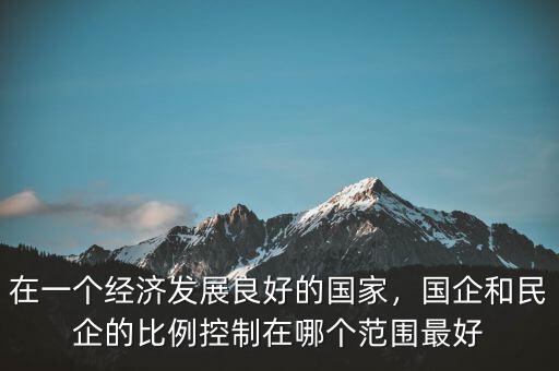 在一個(gè)經(jīng)濟(jì)發(fā)展良好的國(guó)家，國(guó)企和民企的比例控制在哪個(gè)范圍最好
