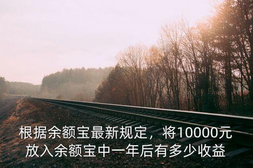 根據(jù)余額寶最新規(guī)定，將10000元放入余額寶中一年后有多少收益