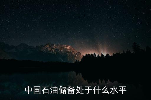 中國(guó)石油儲(chǔ)備處于什么水平