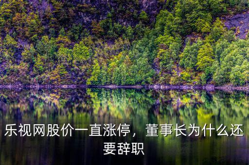 樂視網(wǎng)股價一直漲停，董事長為什么還要辭職