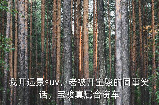 我開遠(yuǎn)景suv，老被開寶駿的同事笑話，寶駿真屬合資車