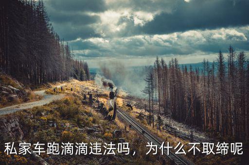 私家車跑滴滴違法嗎，為什么不取締呢