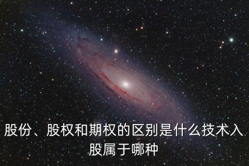 股份、股權(quán)和期權(quán)的區(qū)別是什么技術(shù)入股屬于哪種