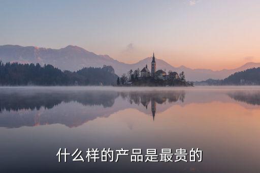 什么樣的產品是最貴的
