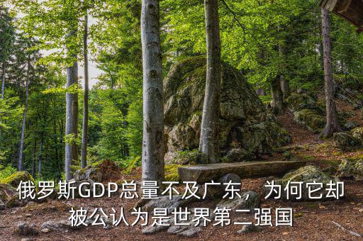 俄羅斯GDP總量不及廣東，為何它卻被公認為是世界第二強國