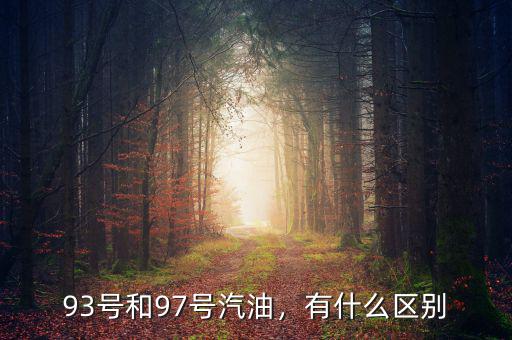 93號(hào)和97號(hào)汽油，有什么區(qū)別
