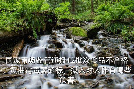 國家市場監(jiān)管通報12批次食品不合格，黃曲霉毒素超標(biāo)，攝入對人體有哪些危害