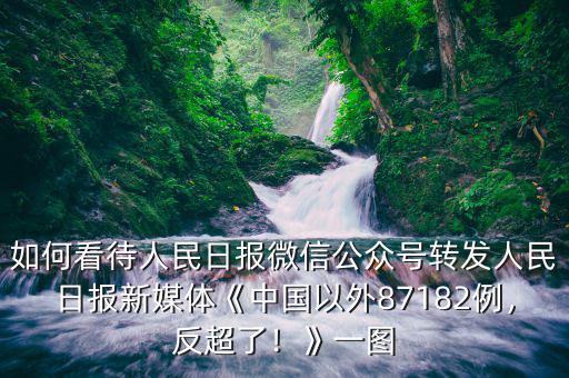 如何看待人民日報微信公眾號轉(zhuǎn)發(fā)人民日報新媒體《中國以外87182例，反超了！》一圖