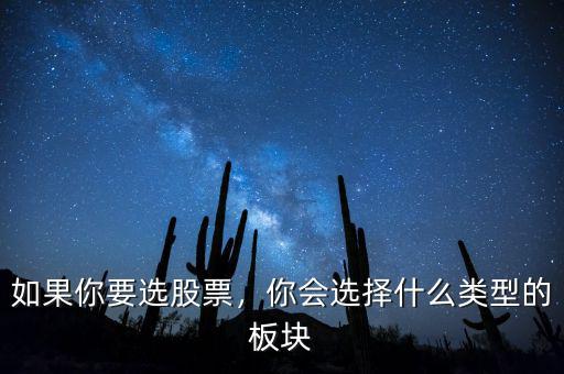 如果你要選股票，你會選擇什么類型的板塊