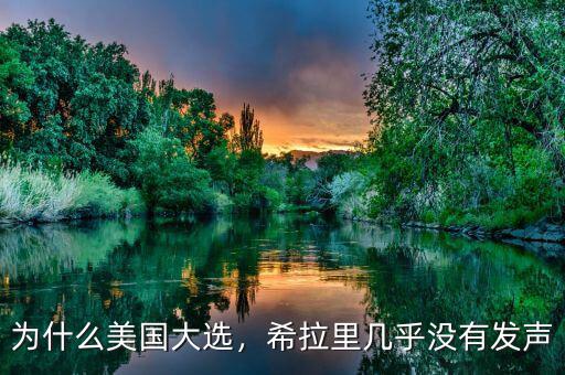 為什么美國(guó)大選，希拉里幾乎沒有發(fā)聲
