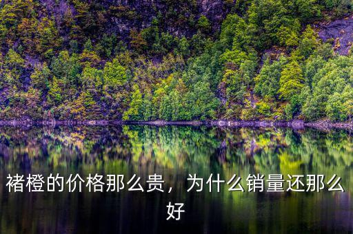 褚橙的價(jià)格那么貴，為什么銷量還那么好