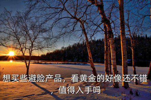 想買些避險(xiǎn)產(chǎn)品，看黃金的好像還不錯(cuò)，值得入手嗎