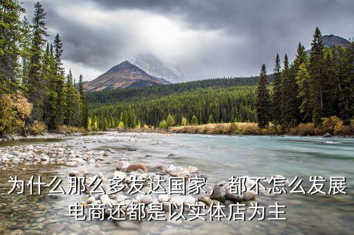 為什么那么多發(fā)達國家，都不怎么發(fā)展電商還都是以實體店為主