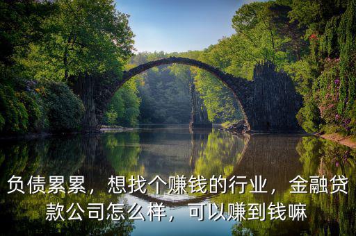 負(fù)債累累，想找個(gè)賺錢的行業(yè)，金融貸款公司怎么樣，可以賺到錢嘛