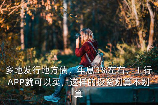 多地發(fā)行地方債，年息3%左右，工行APP就可以買，這樣的投資劃算不劃算