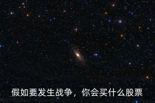 假如要發(fā)生戰(zhàn)爭，你會買什么股票