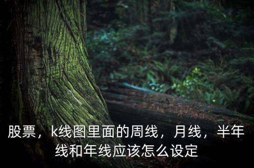 股票，k線圖里面的周線，月線，半年線和年線應(yīng)該怎么設(shè)定