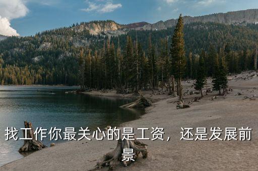 找工作你最關(guān)心的是工資，還是發(fā)展前景