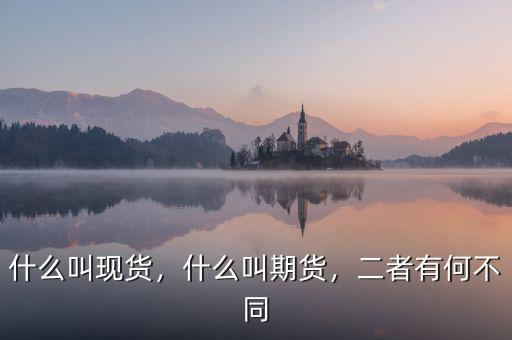 什么叫現(xiàn)貨，什么叫期貨，二者有何不同