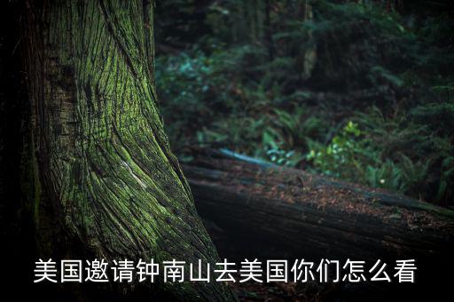 美國邀請(qǐng)鐘南山去美國你們?cè)趺纯? class=