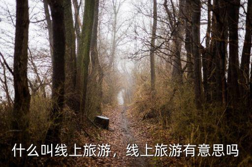 什么叫線上旅游，線上旅游有意思嗎