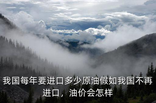 我國每年要進(jìn)口多少原油假如我國不再進(jìn)口，油價(jià)會(huì)怎樣