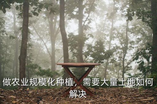 什么是土地規(guī)模化經(jīng)營,規(guī)?；?jīng)營有哪些好處