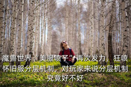 魔獸世界“美服噴子”再次發(fā)力，狂噴懷舊服分層機制，對玩家來說分層機制究竟好不好