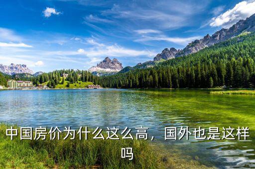 中國(guó)房?jī)r(jià)為什么這么高，國(guó)外也是這樣嗎