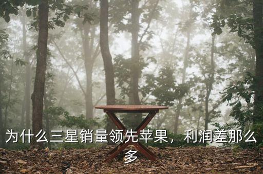 為什么三星銷量領先蘋果，利潤差那么多