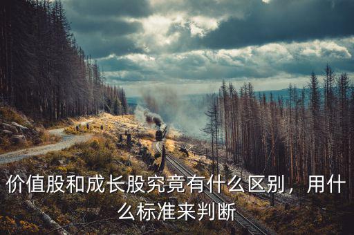 價(jià)值股和成長股究竟有什么區(qū)別，用什么標(biāo)準(zhǔn)來判斷