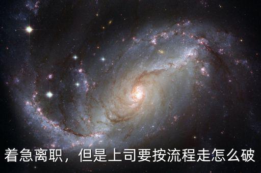 投奔怎么破,但是上司要按流程走。怎么破