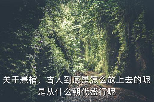 關于懸棺，古人到底是怎么放上去的呢是從什么朝代盛行呢
