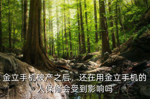 金立手機(jī)破產(chǎn)之后，還在用金立手機(jī)的人保修會受到影響嗎