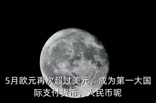 5月歐元再次超過美元，成為第一大國(guó)際支付貨幣，人民幣呢