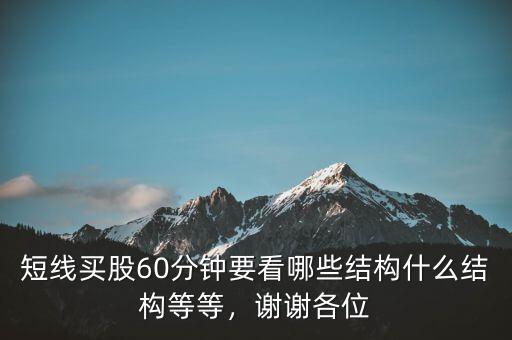 短線買股60分鐘要看哪些結(jié)構(gòu)什么結(jié)構(gòu)等等，謝謝各位