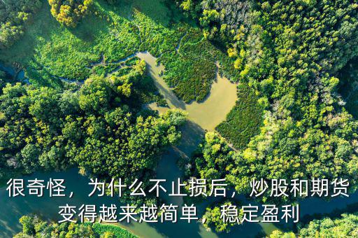 很奇怪，為什么不止損后，炒股和期貨變得越來越簡單，穩(wěn)定盈利