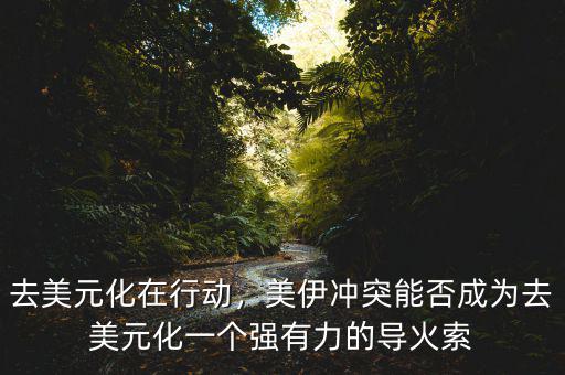 去美元化在行動，美伊沖突能否成為去美元化一個強有力的導火索