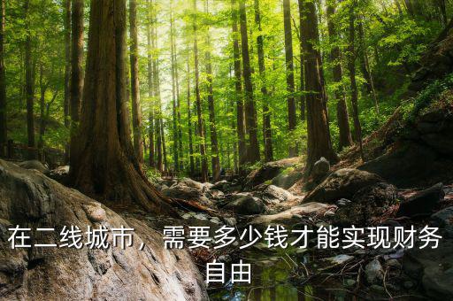 在二線城市，需要多少錢才能實現(xiàn)財務(wù)自由