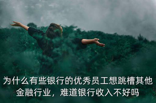 為什么有些銀行的優(yōu)秀員工想跳槽其他金融行業(yè)，難道銀行收入不好嗎