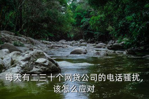 每天有二三十個(gè)網(wǎng)貸公司的電話騷擾，該怎么應(yīng)對(duì)
