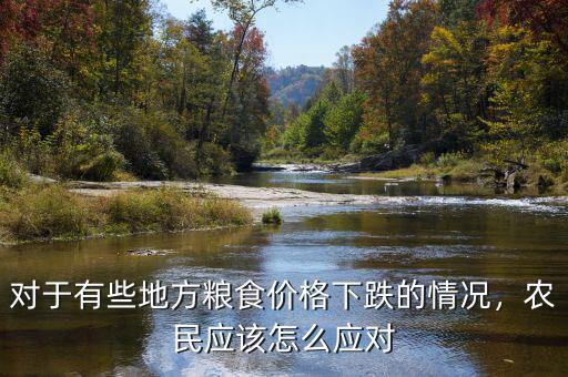 對于有些地方糧食價格下跌的情況，農(nóng)民應(yīng)該怎么應(yīng)對