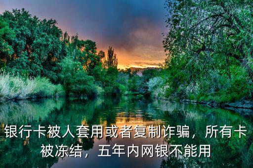 銀行卡被人套用或者復(fù)制詐騙，所有卡被凍結(jié)，五年內(nèi)網(wǎng)銀不能用