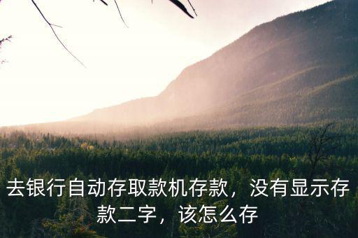 一萬(wàn)五存款機(jī)怎么顯示,沒(méi)有顯示存款二字