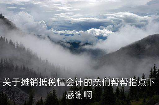為什么所得稅費(fèi)用進(jìn)行期內(nèi)分?jǐn)偅P(guān)于攤銷抵稅懂會計的親們幫幫指點(diǎn)下感謝啊