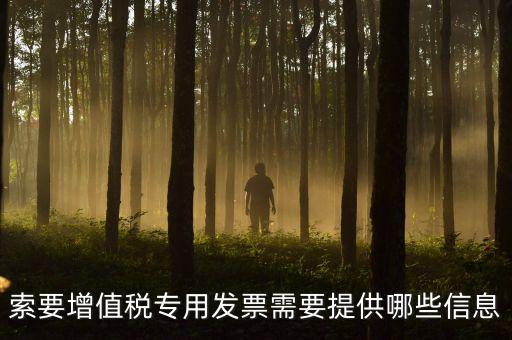 專用發(fā)票需要什么信息，現(xiàn)在開(kāi)取增值稅專用發(fā)票需要什么資料