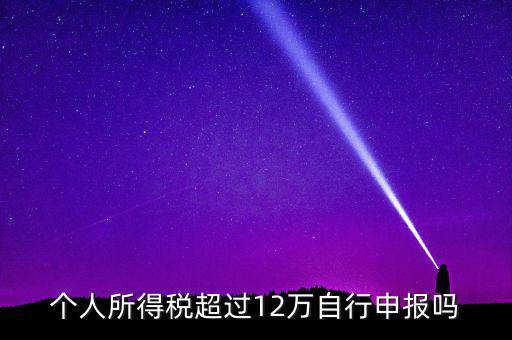 十二萬什么時候申報，年所得地12萬元以上的個人應(yīng)在什么時候自行申報
